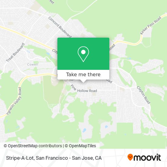 Stripe-A-Lot map