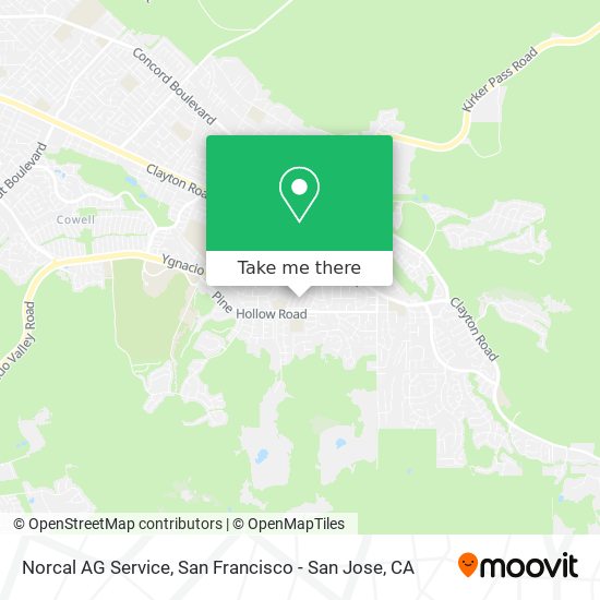 Norcal AG Service map