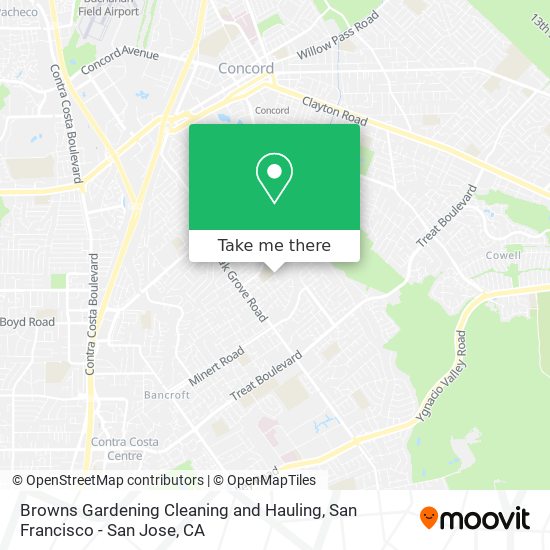Mapa de Browns Gardening Cleaning and Hauling