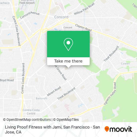 Mapa de Living Proof Fitness with Jami