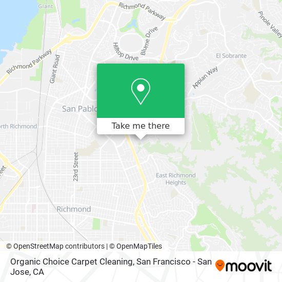 Organic Choice Carpet Cleaning map