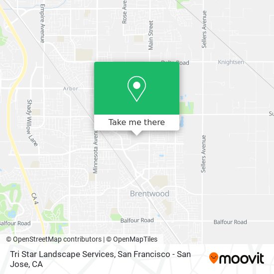 Tri Star Landscape Services map