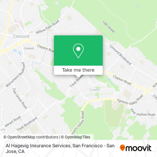 Al Hagevig Insurance Services map