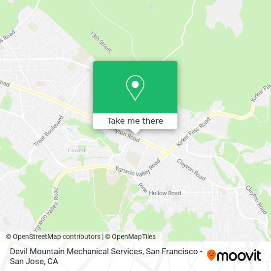 Mapa de Devil Mountain Mechanical Services