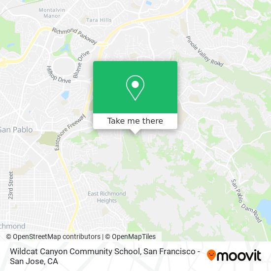 Wildcat Canyon Community School map