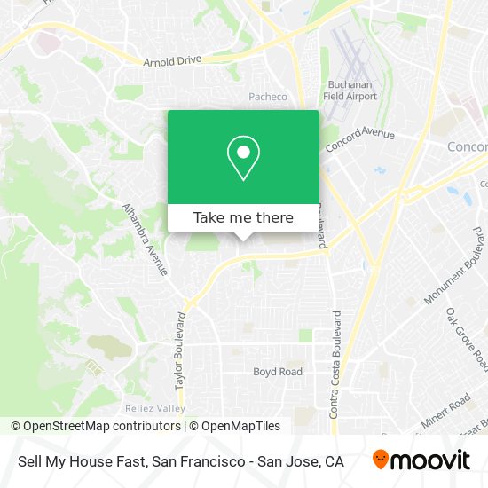 Sell My House Fast map