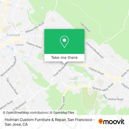 Holmari Custom Furniture & Repair map