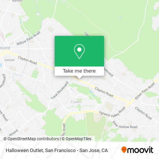 Mapa de Halloween Outlet