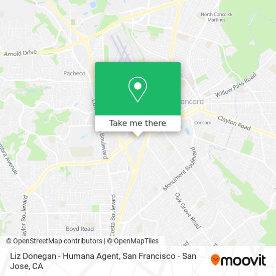 Liz Donegan - Humana Agent map