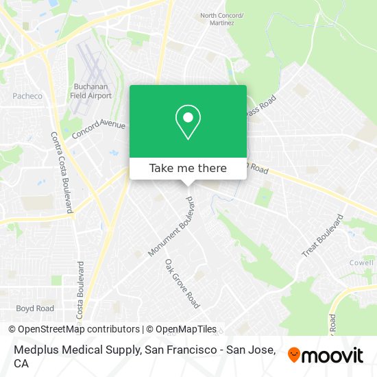 Mapa de Medplus Medical Supply