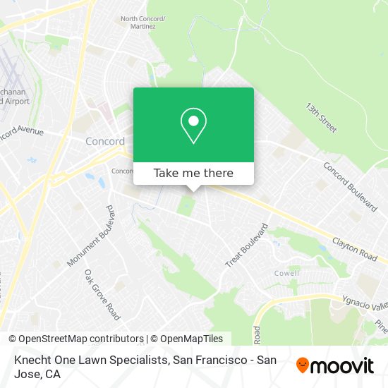 Knecht One Lawn Specialists map