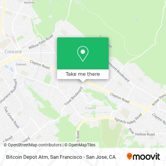 Mapa de Bitcoin Depot Atm