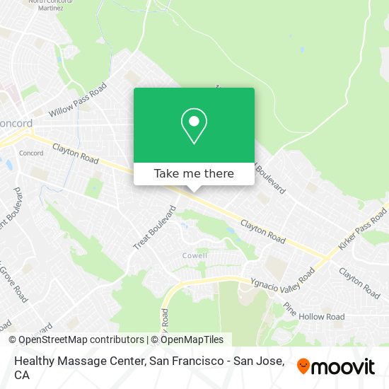 Healthy Massage Center map