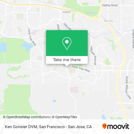 Ken Gonsier DVM map