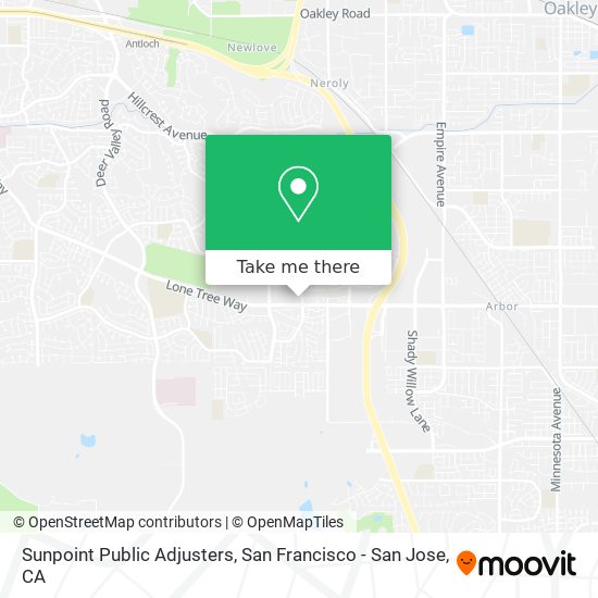 Sunpoint Public Adjusters map