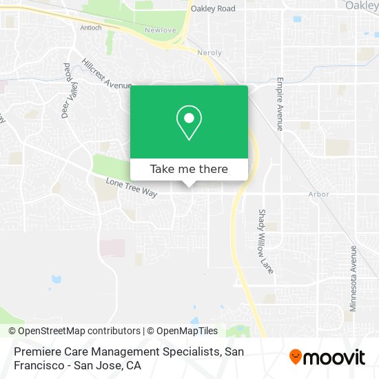 Premiere Care Management Specialists map