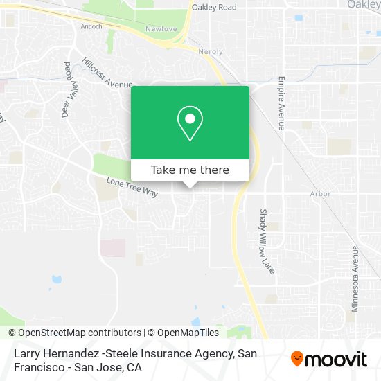 Larry Hernandez -Steele Insurance Agency map