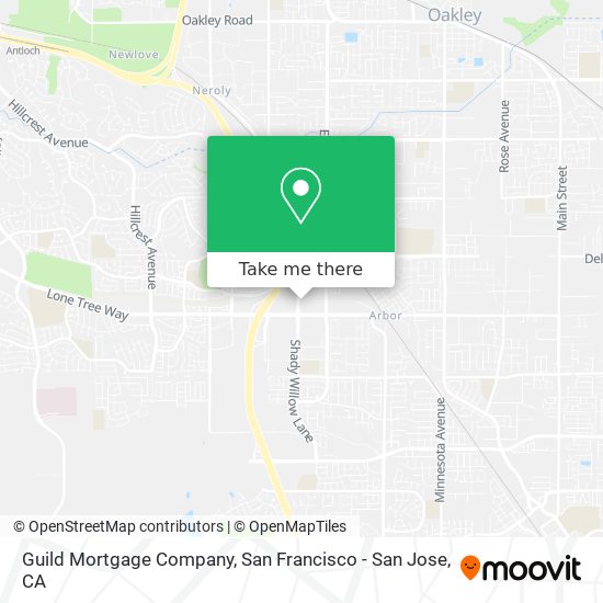 Mapa de Guild Mortgage Company