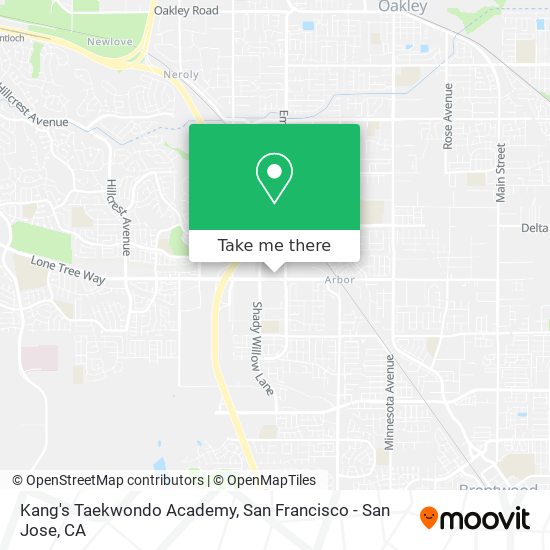 Kang's Taekwondo Academy map