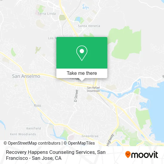 Recovery Happens Counseling Services map