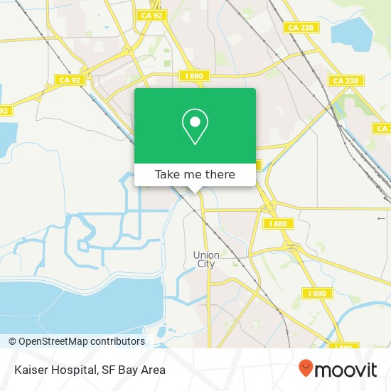 Kaiser Hospital map