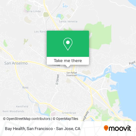 Bay Health map