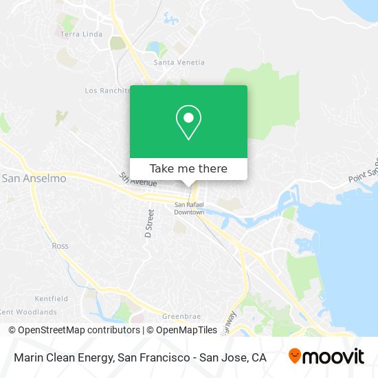 Marin Clean Energy map