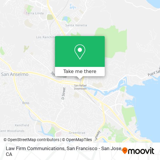 Law Firm Communications map