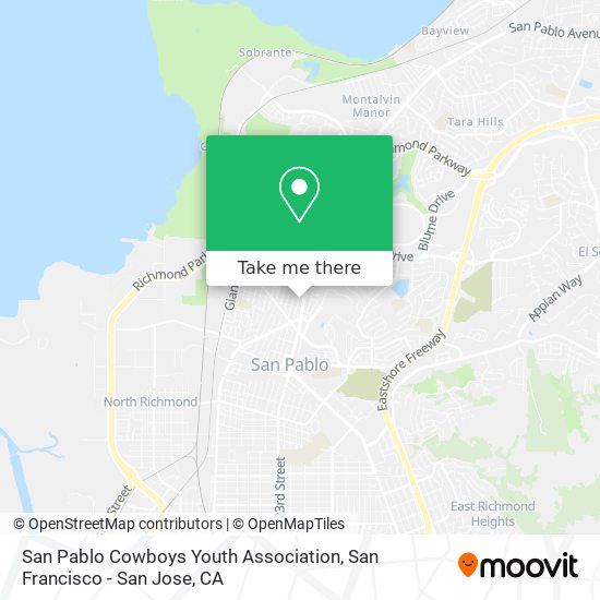 Mapa de San Pablo Cowboys Youth Association