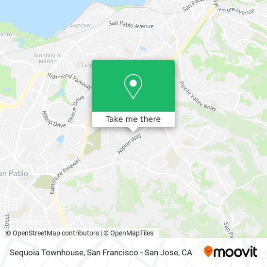 Sequoia Townhouse map