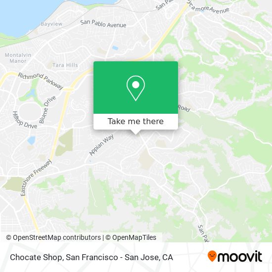 Chocate Shop map