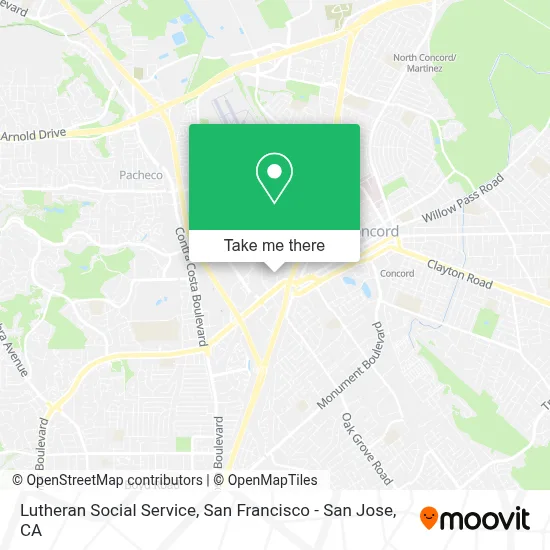 Lutheran Social Service map