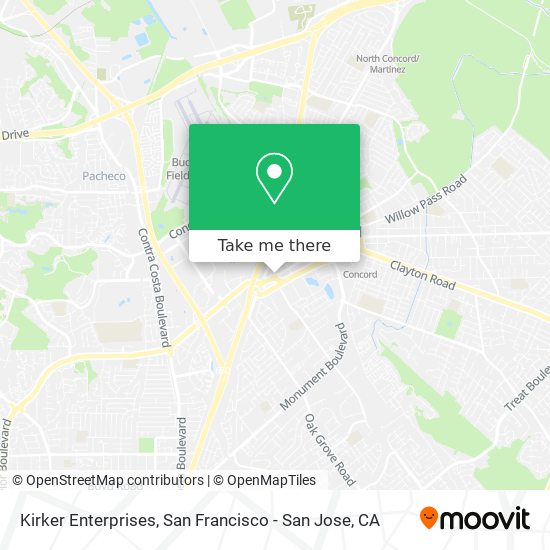 Kirker Enterprises map