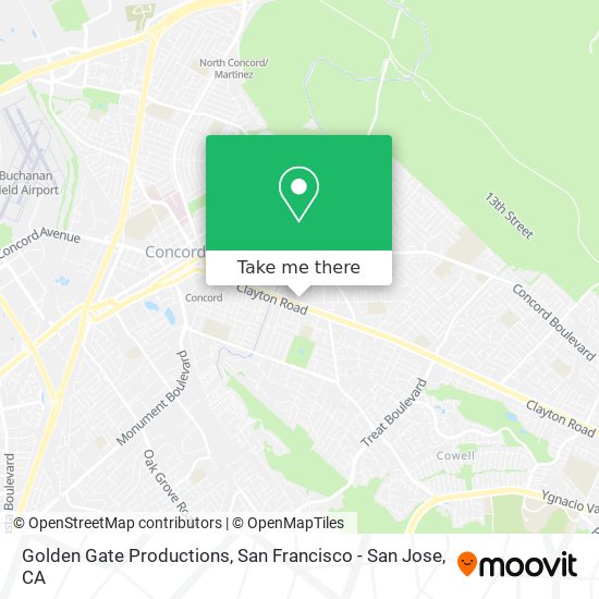 Mapa de Golden Gate Productions