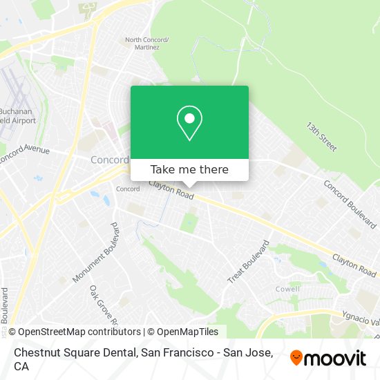 Mapa de Chestnut Square Dental