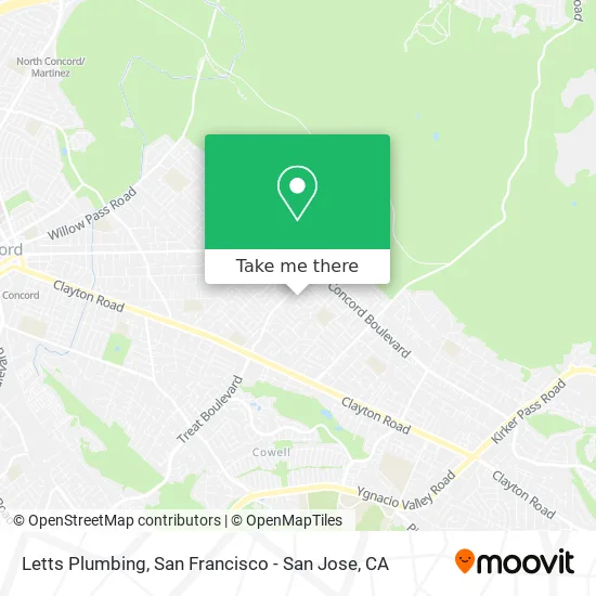 Letts Plumbing map
