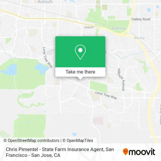 Chris Pimentel - State Farm Insurance Agent map
