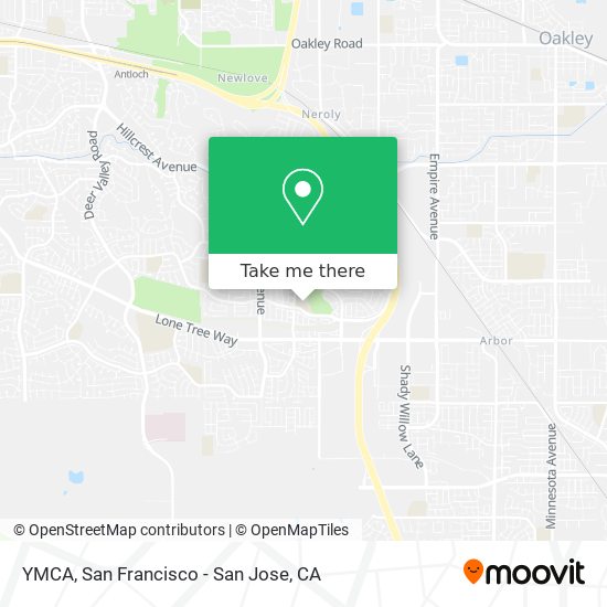 YMCA map