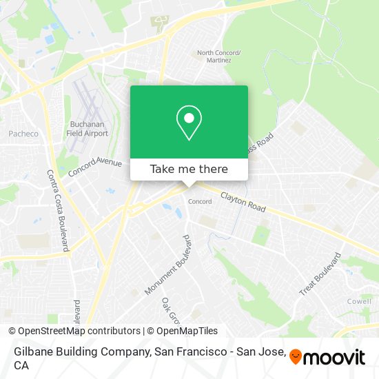 Gilbane Building Company map