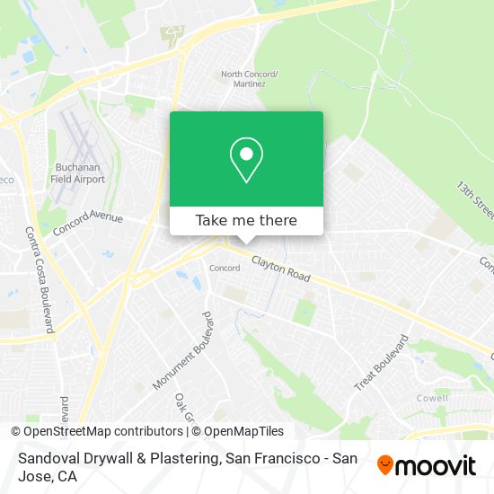 Mapa de Sandoval Drywall & Plastering