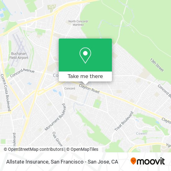 Allstate Insurance map