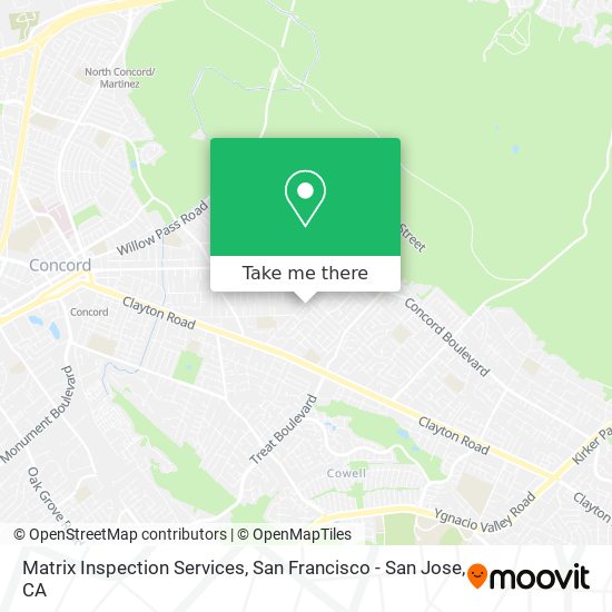 Mapa de Matrix Inspection Services