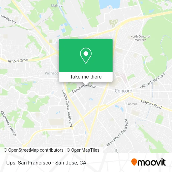 Ups map