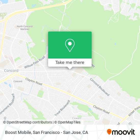 Boost Mobile map