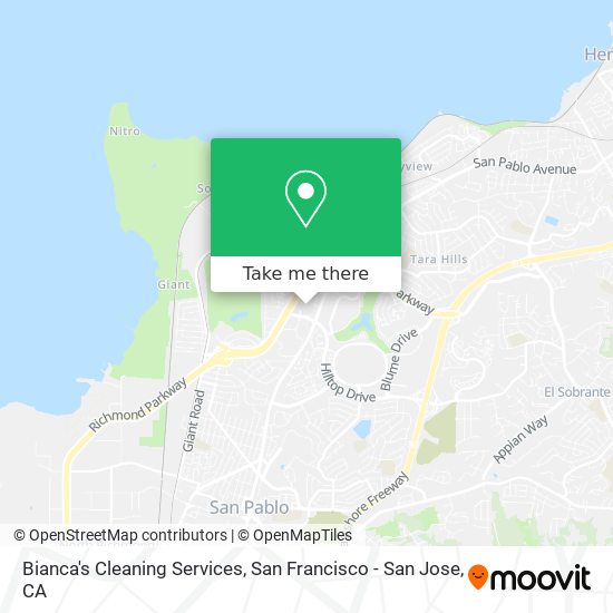 Mapa de Bianca's Cleaning Services