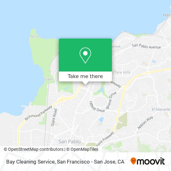 Mapa de Bay Cleaning Service