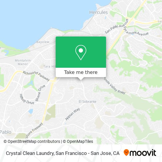 Crystal Clean Laundry map