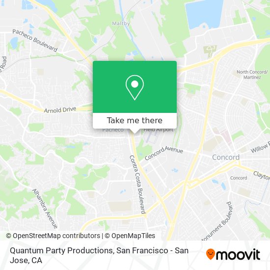 Quantum Party Productions map