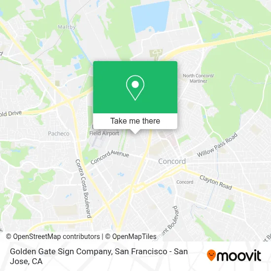 Golden Gate Sign Company map