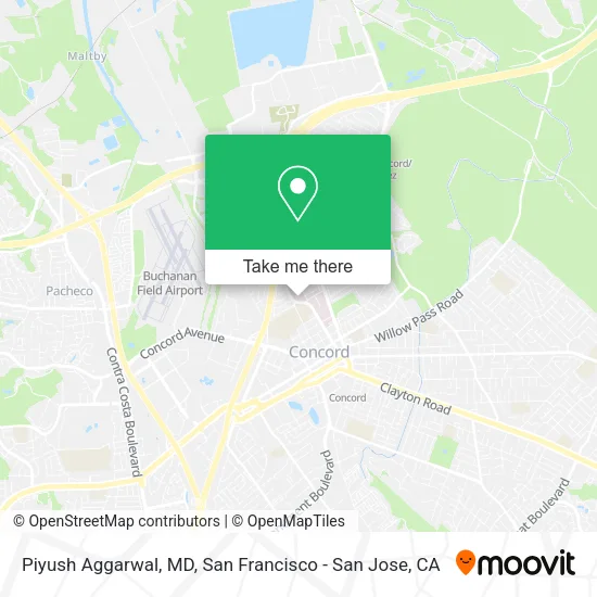 Piyush Aggarwal, MD map